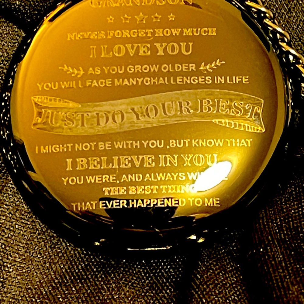 Pocket watch for grandson